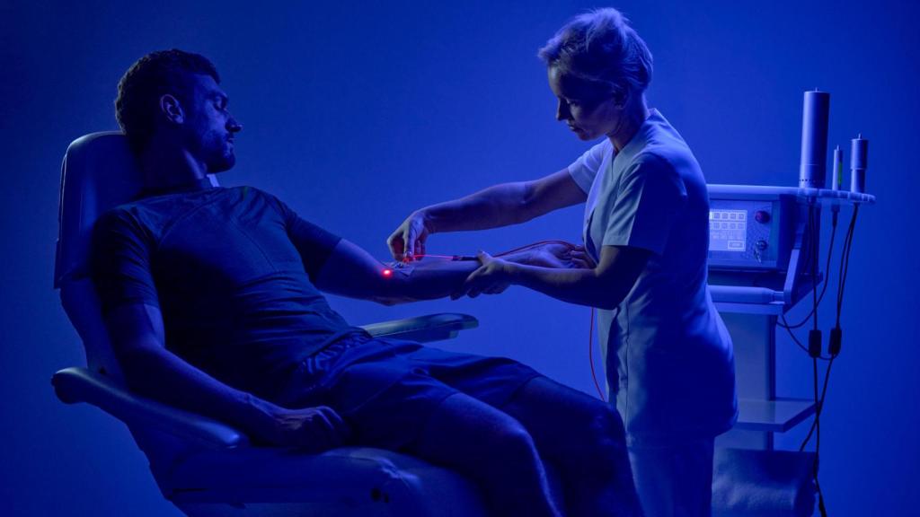 Tratamiento de Terapia láser intravenosa en SHA.