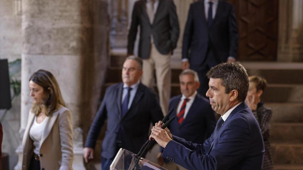 Carlos Mazón en el Palau de la Generalitat. Rober Solsona/Europa Press