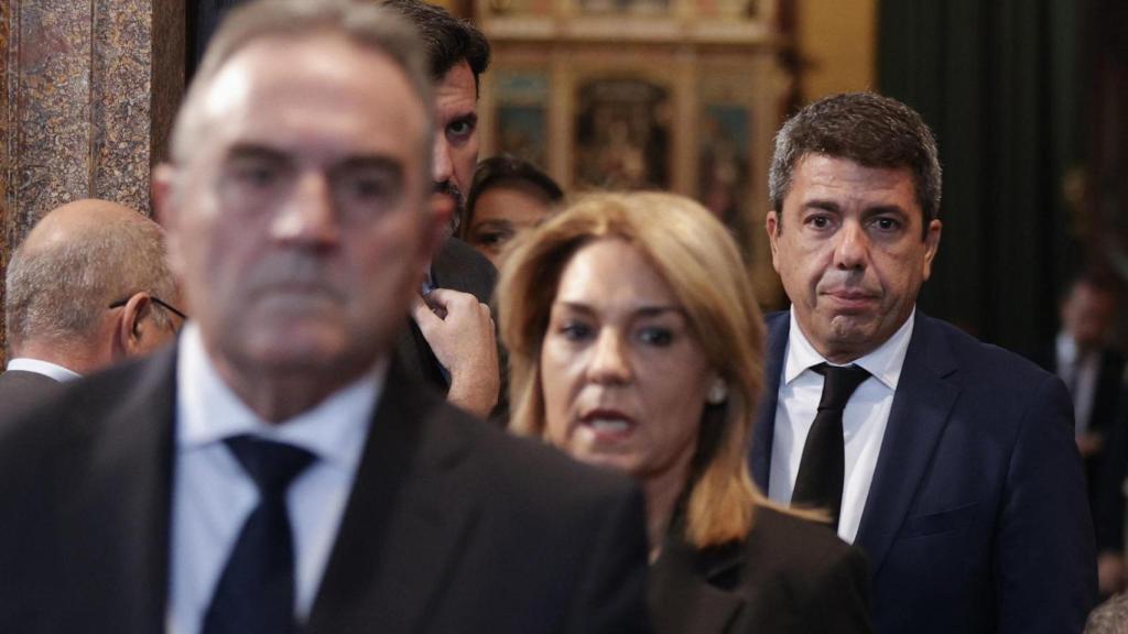 Mazón, Susana Camarero y Gan Pampols. Efe / Manuel Bruque