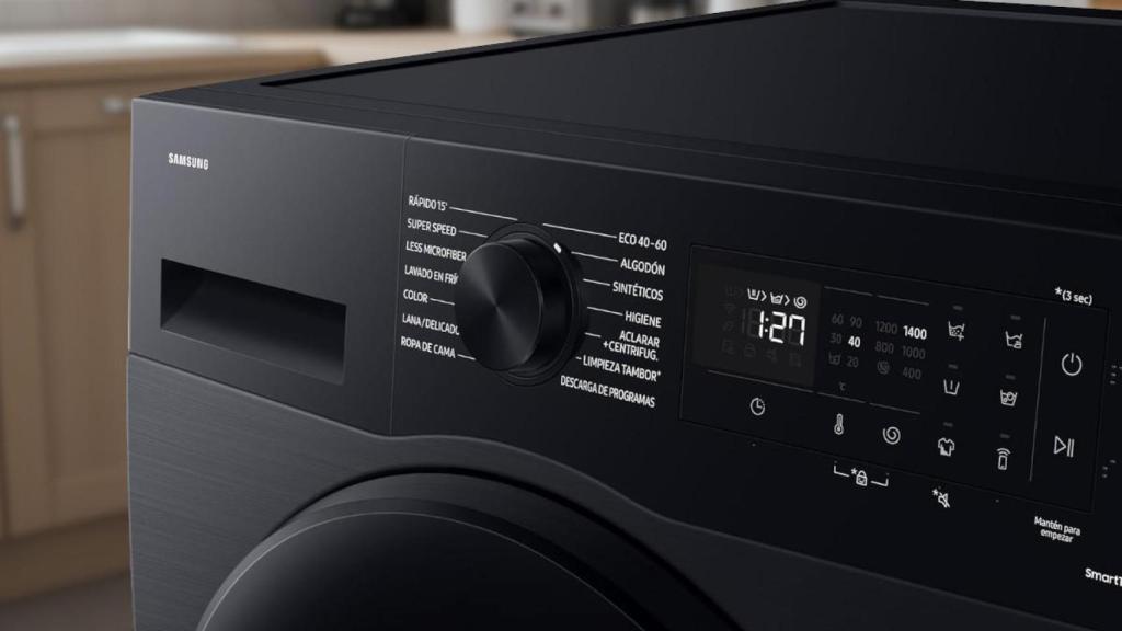 Tiene 11 kg de carga, tecnología de IA y se programa desde el móvil: esta lavadora de Samsung tiene un descuentazo de 145€