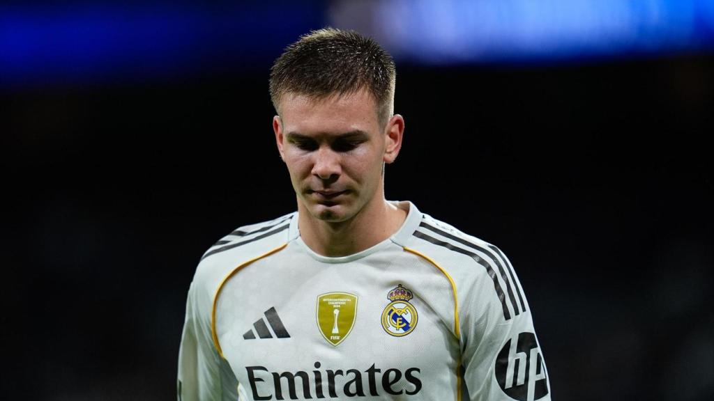 Franco Mastantuono, con el Real Madrid