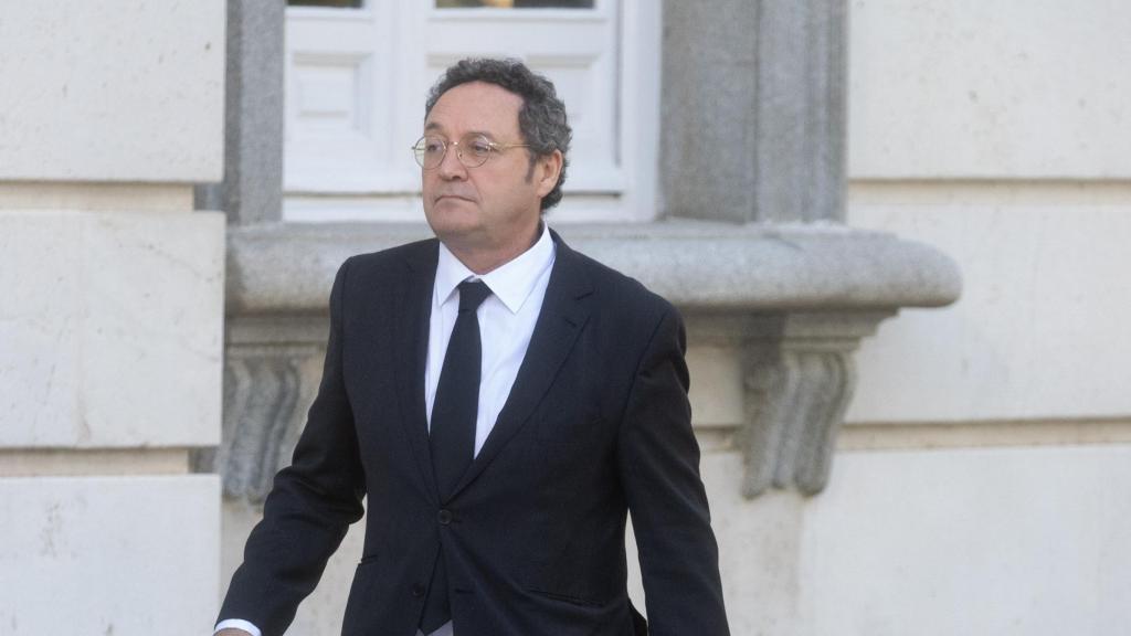 García Ortiz, a su llegada al Supremo, este lunes.