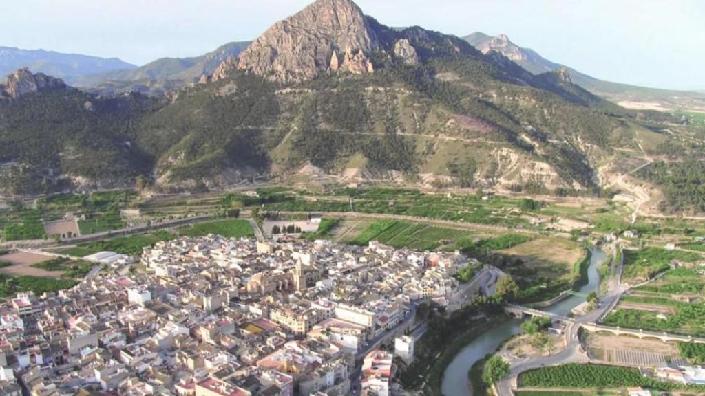 Una vista aérea del término municipal ciezano.