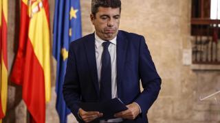 Carlos Mazón este lunes tras su comparecencia.