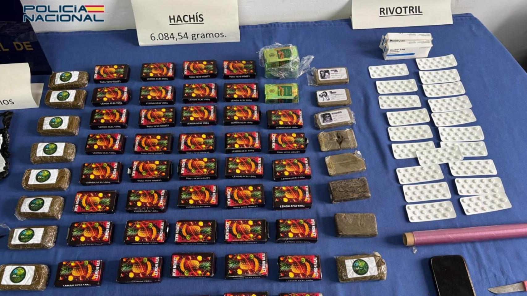 Botín incautado en una vivienda en Zaragoza