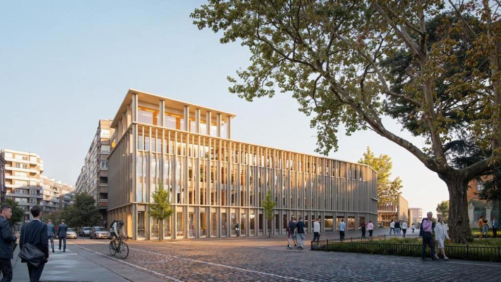 Recreación de la futura Ciudad de la Justicia de Valladolid.