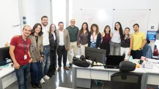 La visita de la Federació de Fogueres al proyecto ALIA del Cenid.