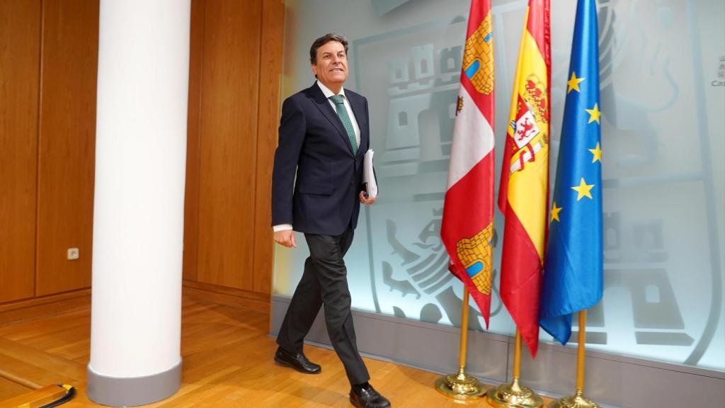 El consejero de Economía y Hacienda y portavoz de la Junta, Carlos Fernández Carriedo, en una imagen de archivo