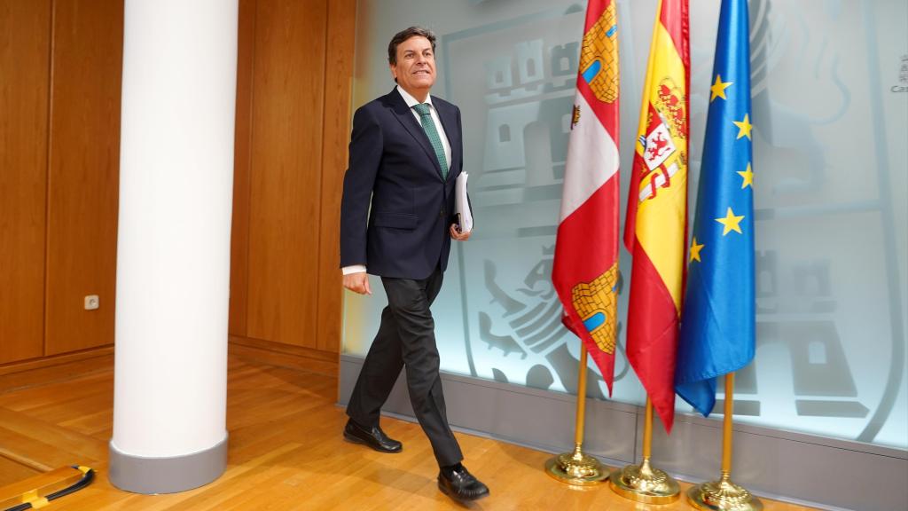 El consejero de Economía y Hacienda y portavoz de la Junta, Carlos Fernández Carriedo, en una imagen de archivo