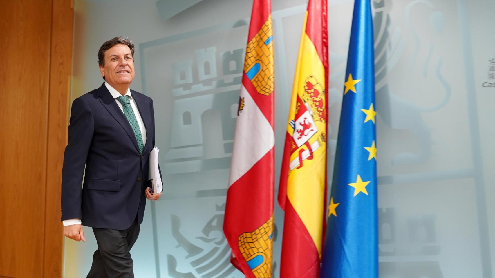 El consejero de Economía y Hacienda y portavoz de la Junta, Carlos Fernández Carriedo, en una imagen de archivo