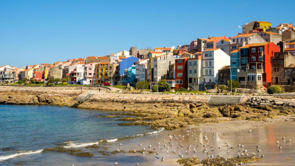 Fachada marítima de A Guarda (Pontevedra)