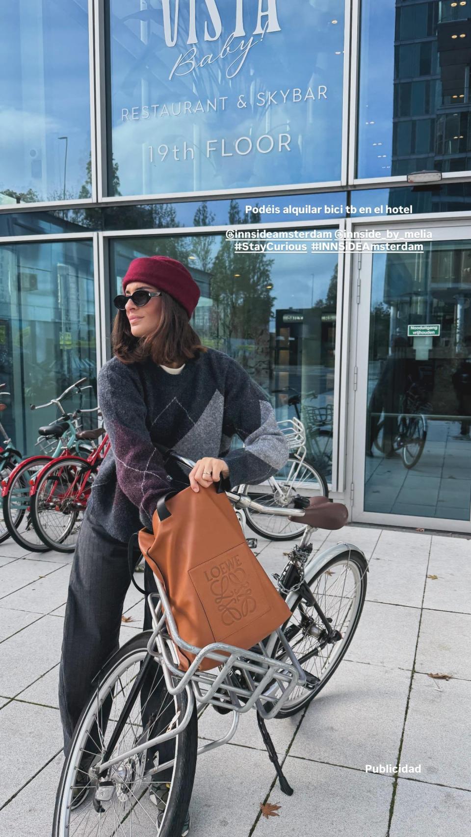 Susana Molina, en un 'story' de Instagram.