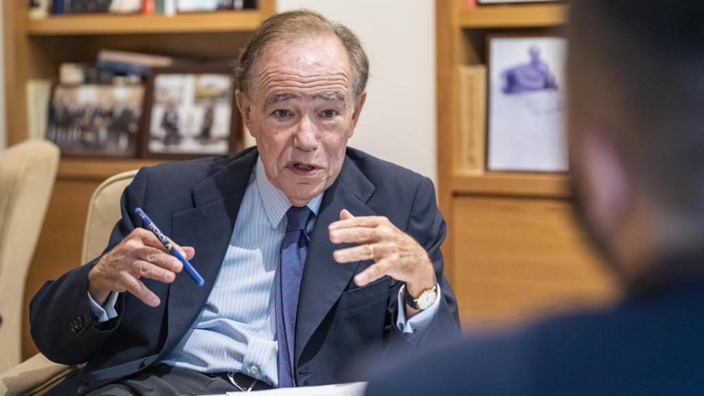 Gregorio Marañón durante la entrevista. Foto: Rodrigo Mínguez