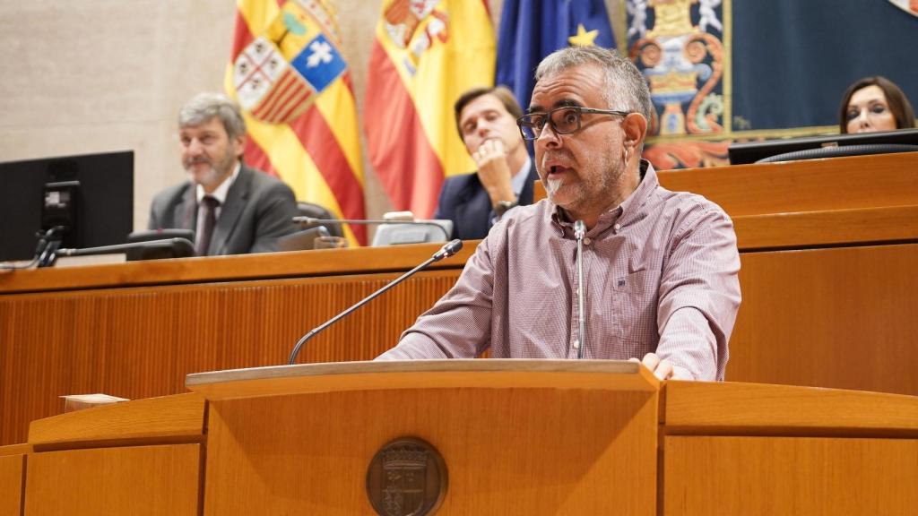 Andoni Corrales, diputado de Podemos en las Cortes de Aragón