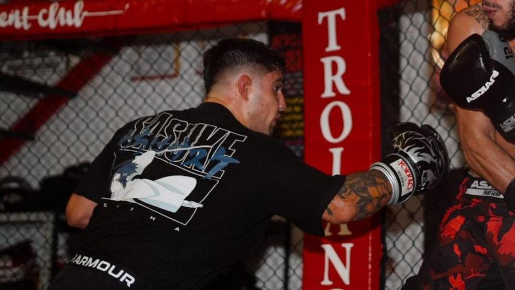 Pepe Torres durante un entrenamiento.