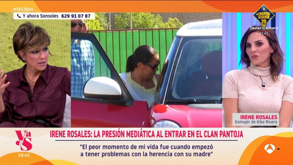 Irene Rosales, en 'Y ahora, Sonsoles'.