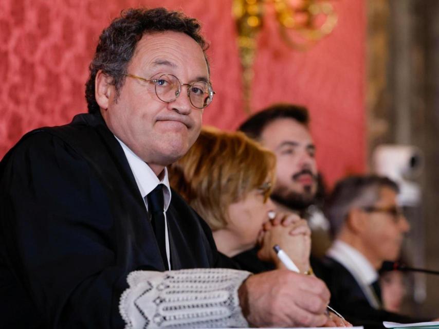 Álvaro García Ortiz, este lunes en el Tribunal Supremo, durante la primera sesión del juicio que se sigue contra él por revelación de secretos.