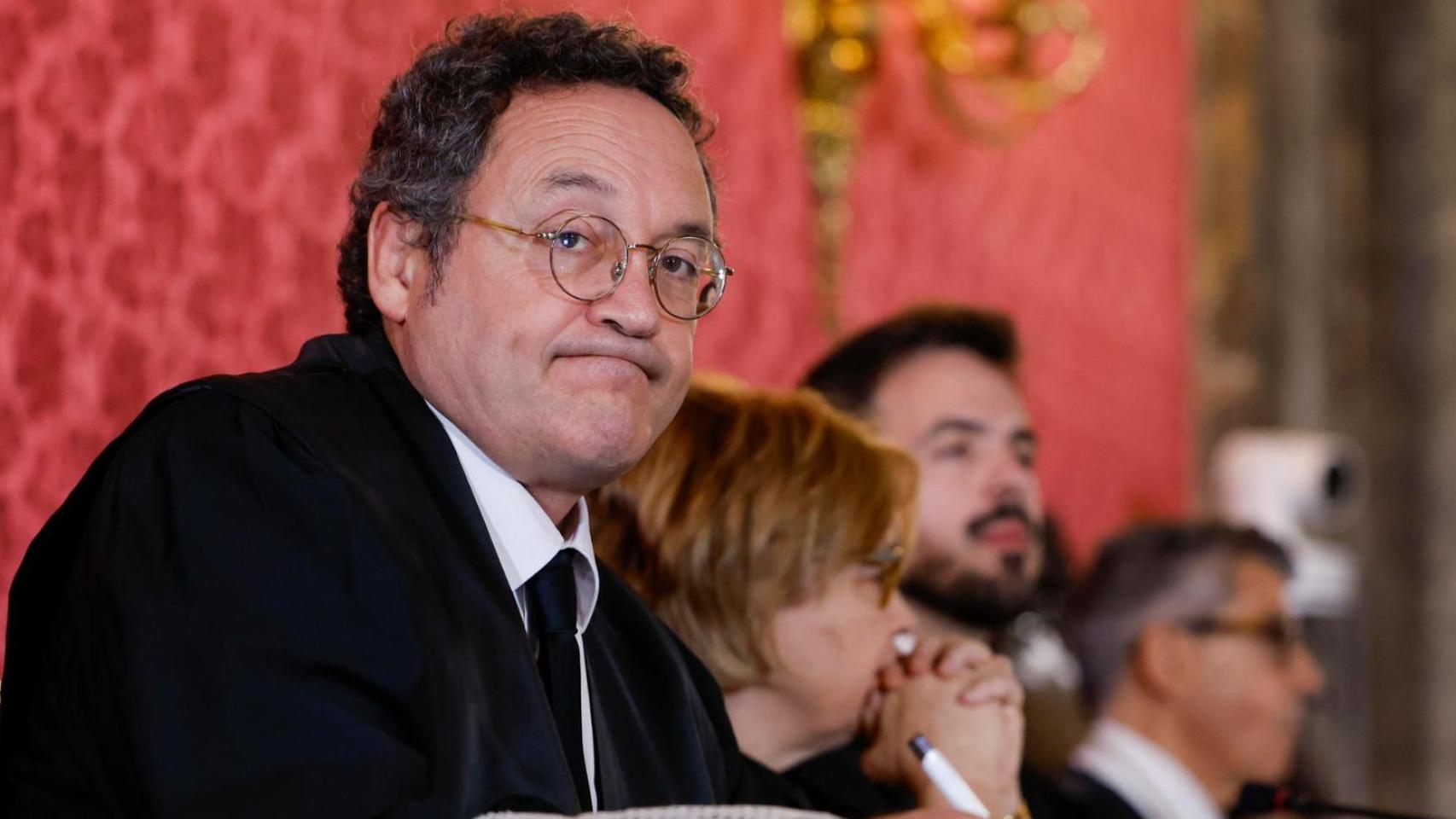 El fiscal general, Álvaro García Ortiz, el pasado 3 de noviembre, primer día del juicio que se celebra contra él en el Tribunal Supremo./