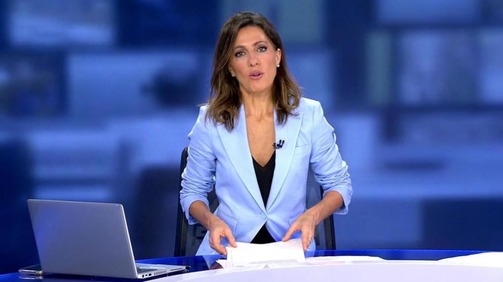 Ángeles Blanco en una imagen de archivo en 'Informativos Telecinco'.