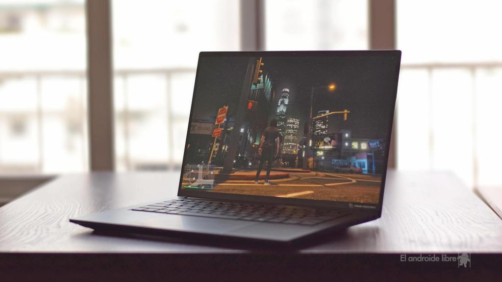 Acer Swift X 14 AI con GTA V Enhanced en el modo online