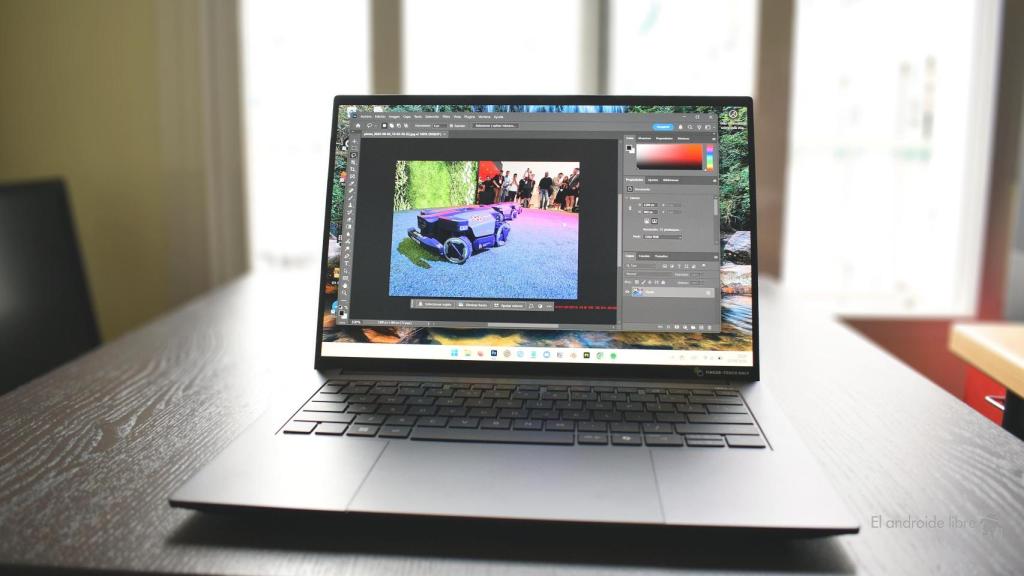 Editando en Adobe Photoshop con Acer Swift X 14 AI