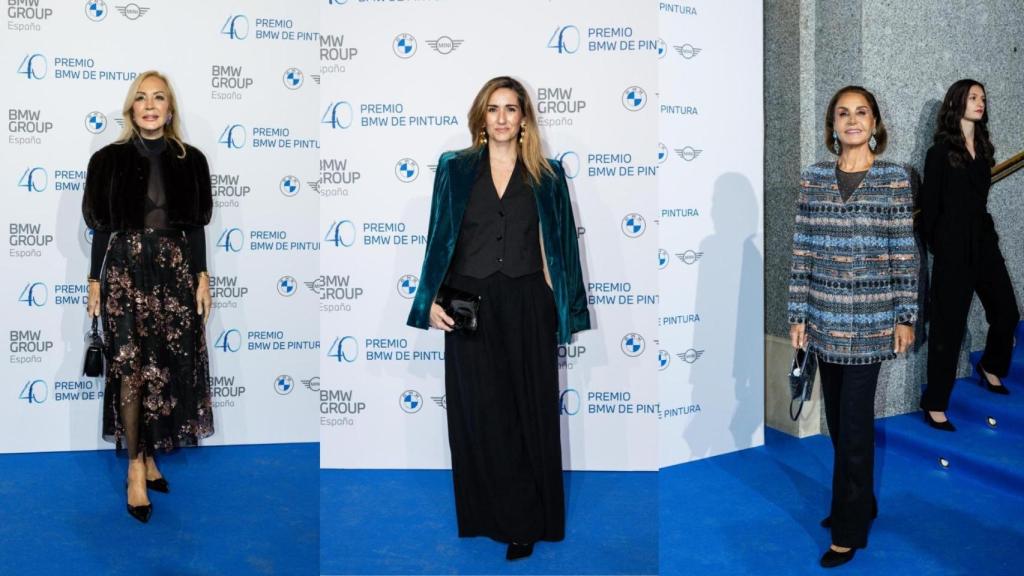 De izquierda a derecha: Carmen Lomana, Alejandra Martos y Naty Abascal.