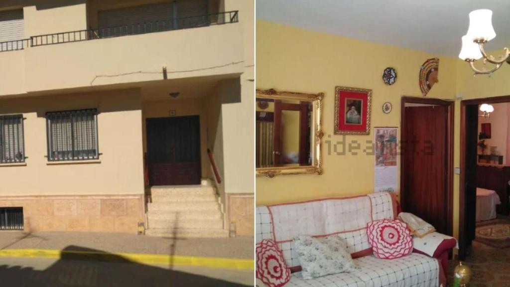 Exterior del piso por 35.700 € en Santa María de Huerta y salón
