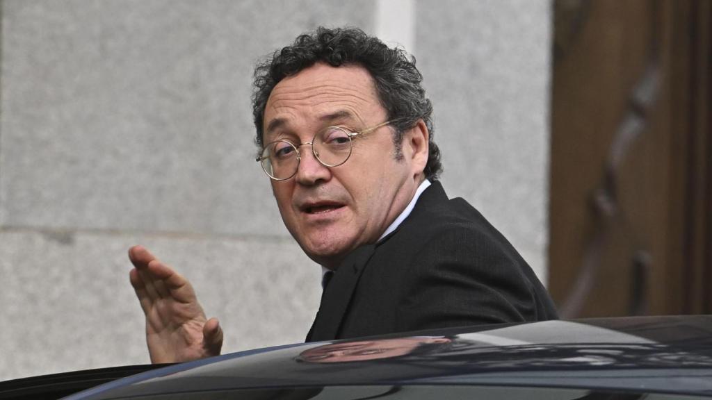 El fiscal general del Estado este martes a su llegada al Supremo.