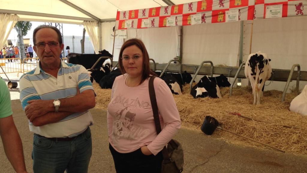 Ireneo Cuesta durante su etapa como presidente de la Federación Frisona de Castilla y León