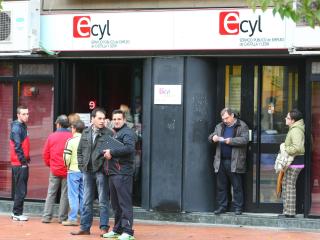 Oficina del Ecyl en Ponferrada (León).
