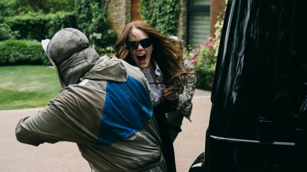 Emma Stone, en el momento del secuestro.