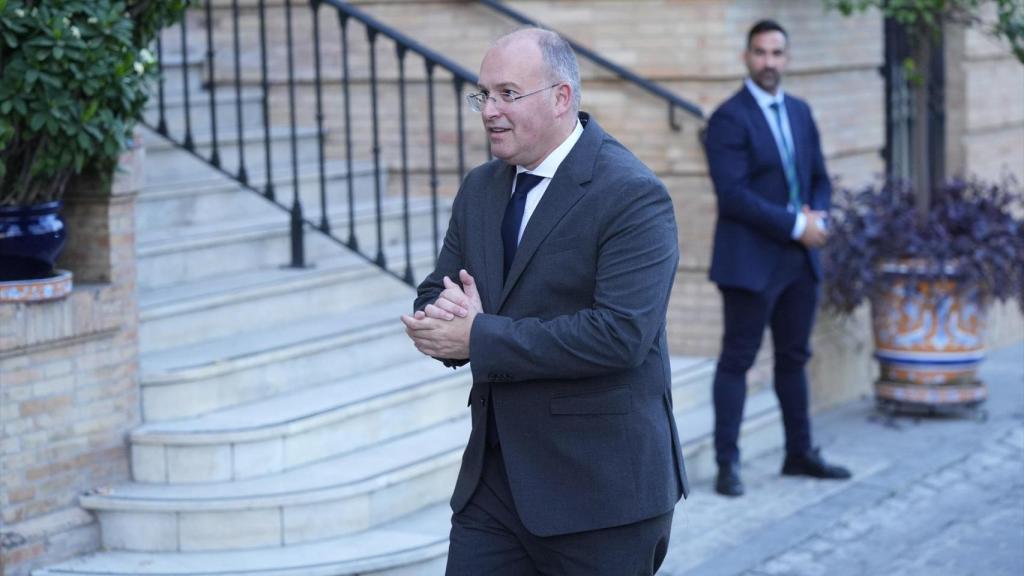 Miguel Tellado en un desayuno informativo de Fórum Europa. Joaquin Corchero / Europa Press