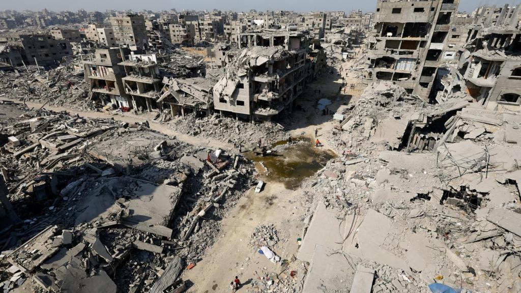Edificios en ruinas en Ciudad de Gaza.