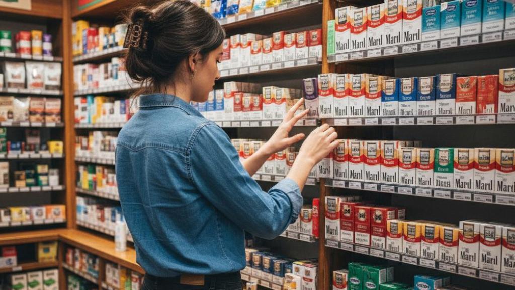 Imagen de una estanquera.