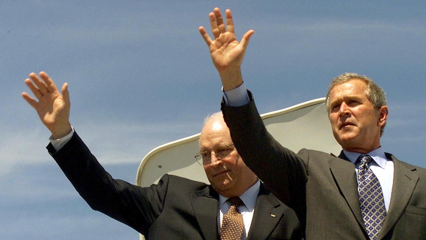 Dick Cheney y George Bush en 2000.