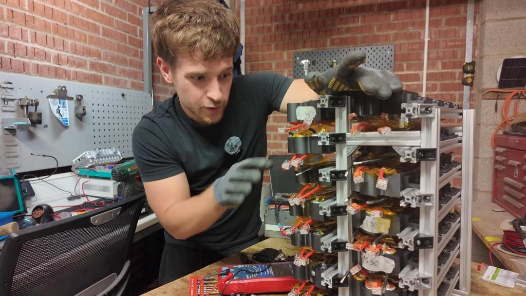 Baterías conectadas en paralelo.