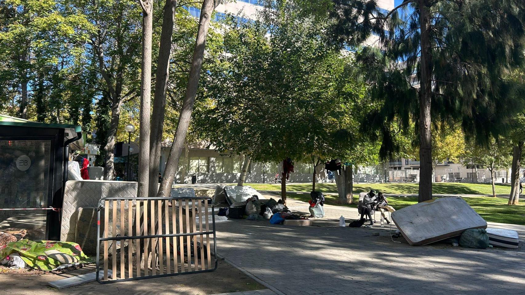 El parque Bruil de Zaragoza, en la actualidad.