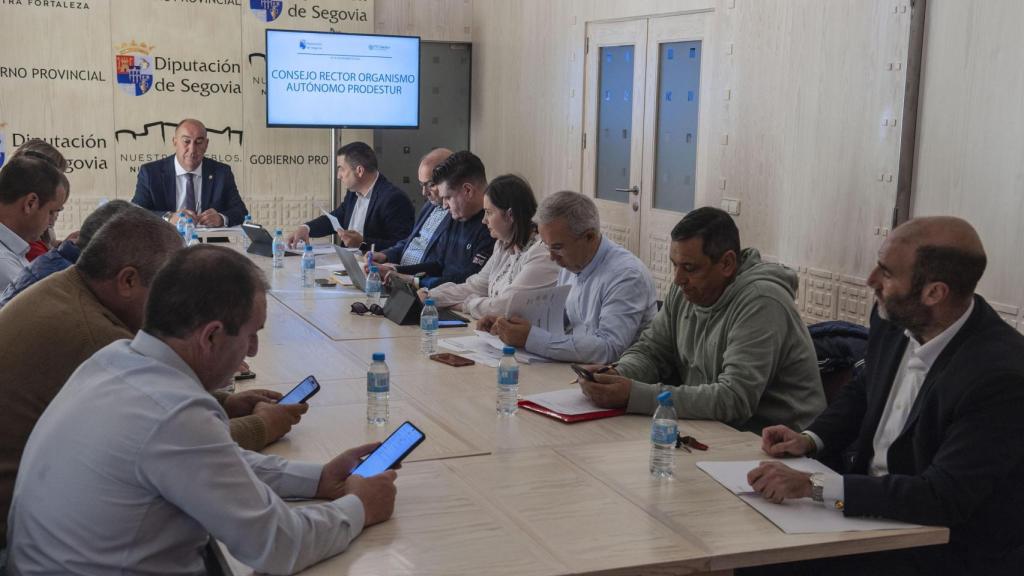 Imagen del Consejo Rector de Prodestur, dependiente de la Diputación de Segovia, de este martes