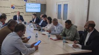 Imagen del Consejo Rector de Prodestur, dependiente de la Diputación de Segovia, de este martes