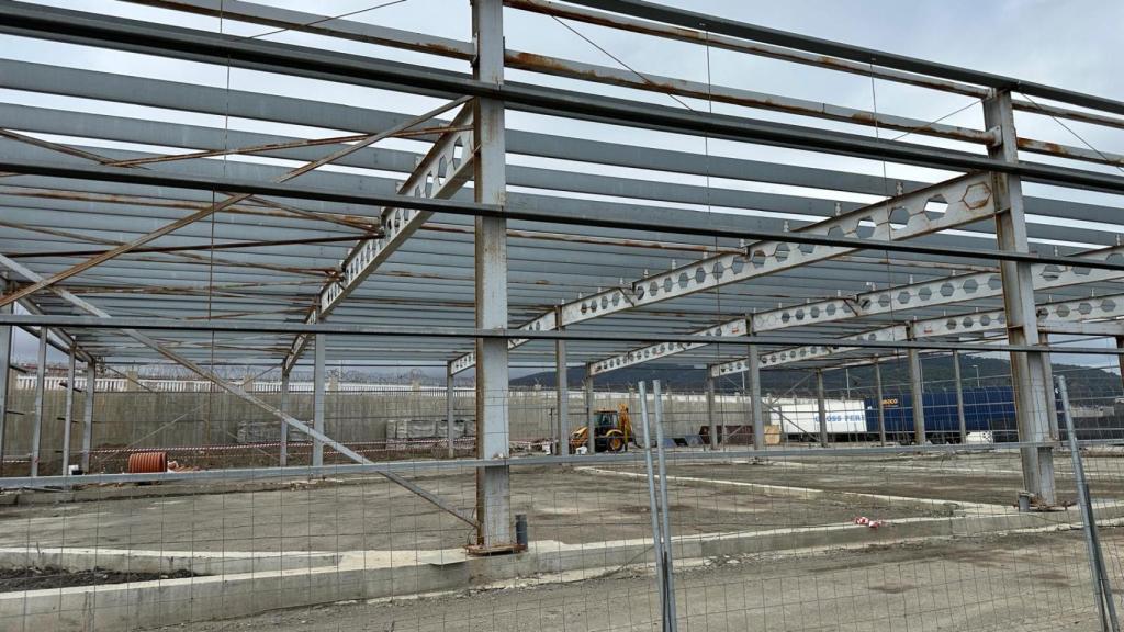 La obra del centro de datos de Templus en Ceuta.