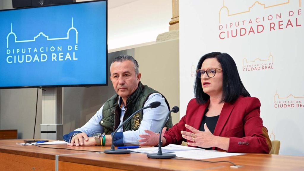 Adrián Fernández y Rocío Zarco. Foto: Diputación de Ciudad Real.