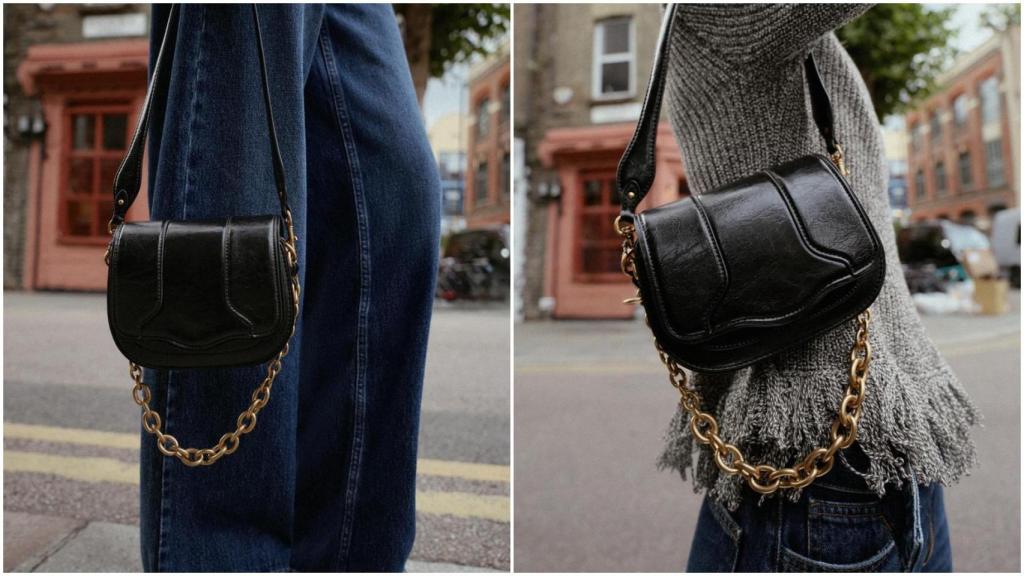Bolso con cadena de Zara. Ref: 6632/610/800