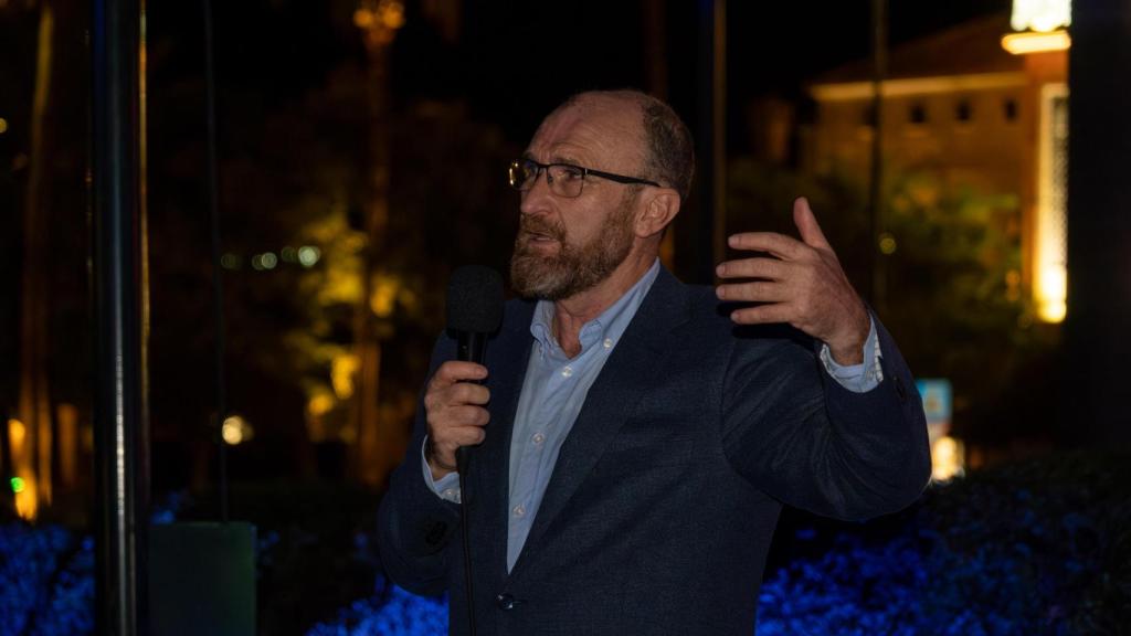 Perea en la presentación de Mediterraneum.