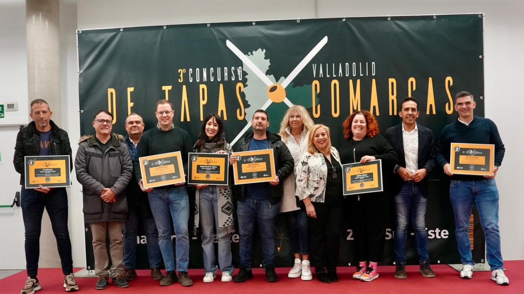 Finalistas de las tapas por comarcas