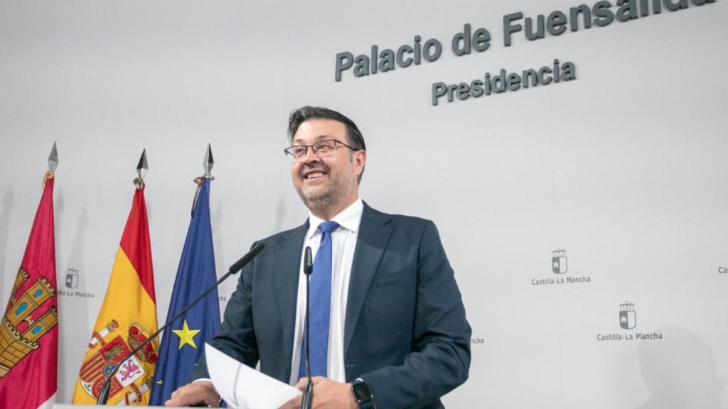 Amador Pastor en rueda de prensa.