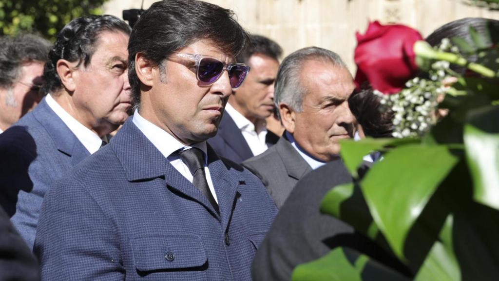 Francisco Rivera, en el último adiós al diestro.