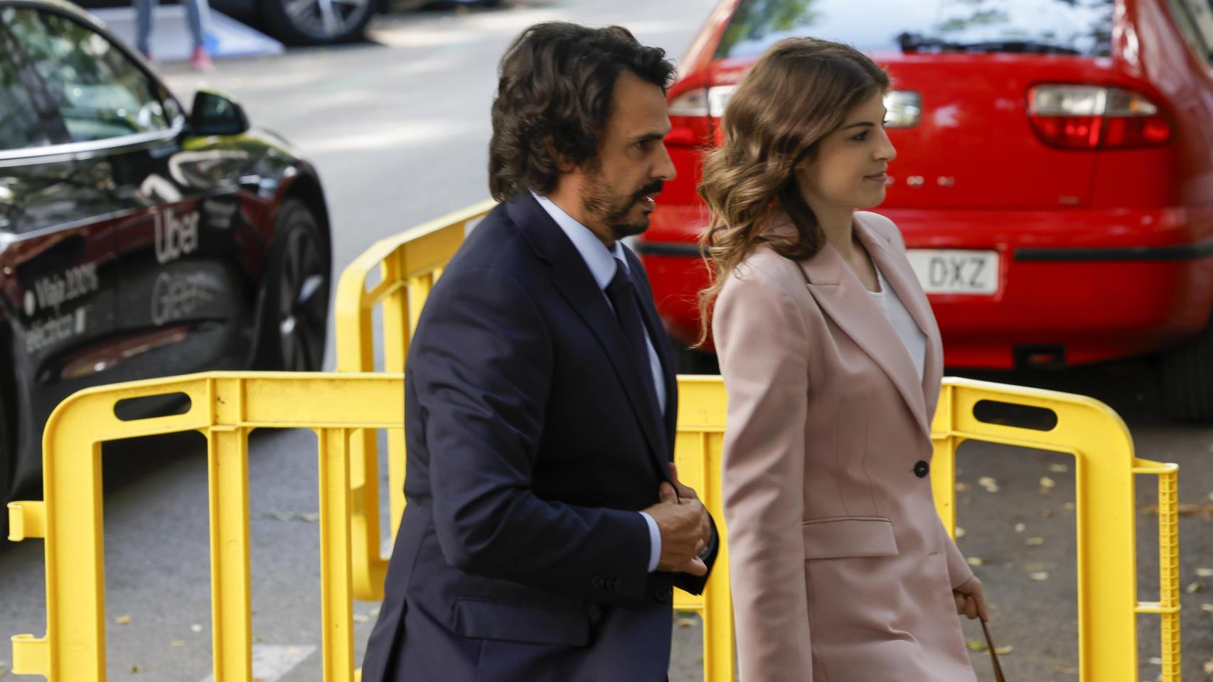 Alberto González Amador, novio de la presidenta de la Comunidad de Madrid, Isabel Díaz Ayuso, a su llegada al TS durante el juicio al exfiscal general.