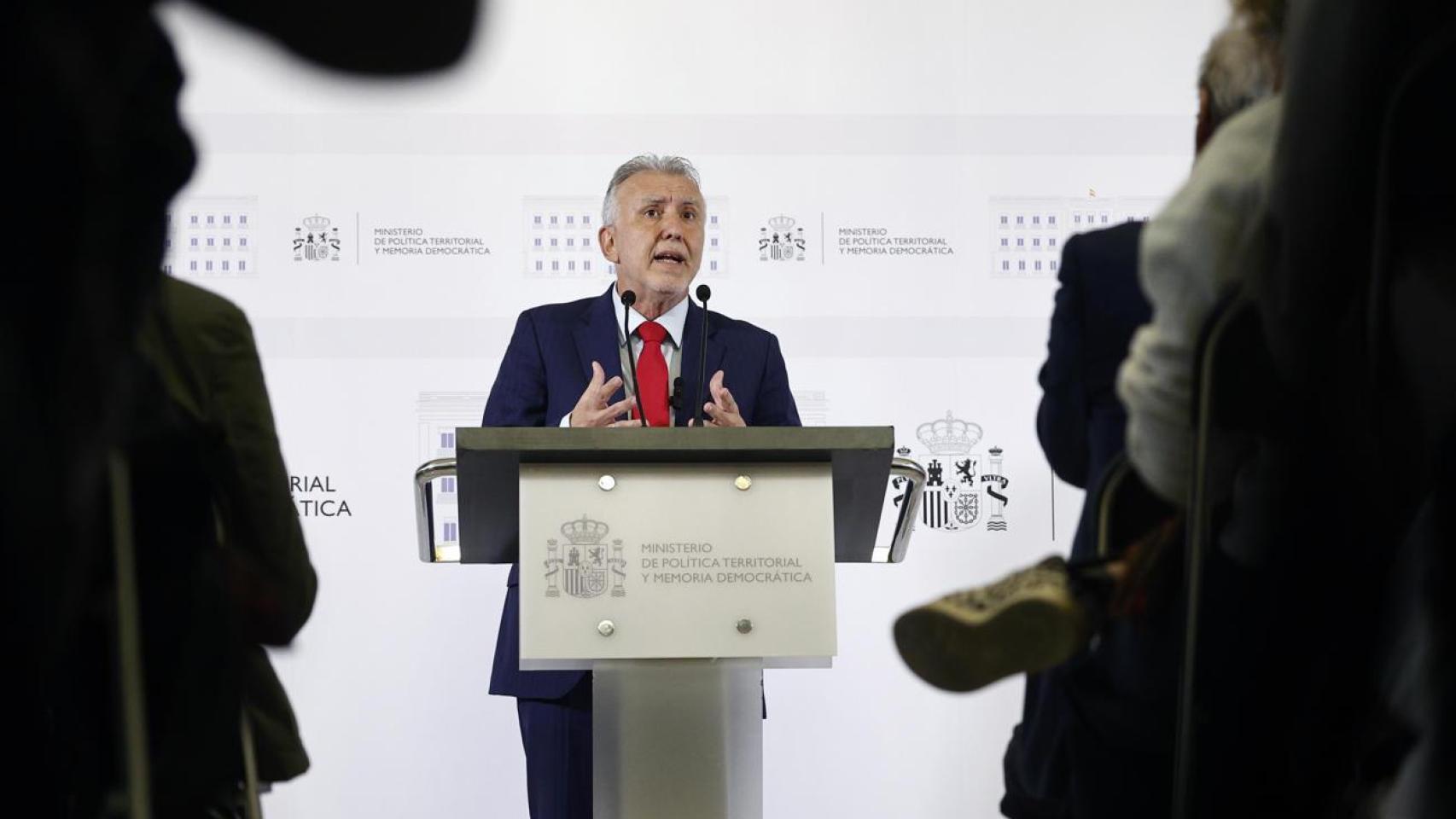 El ministro de Política Territorial y Memoria Democrática, Ángel Víctor Torres.