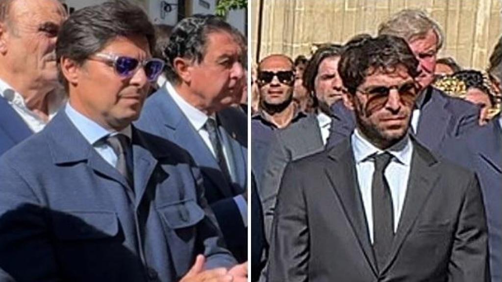 Los hermanos Rivera, este lunes, en la última hora de Rafael de Paula.