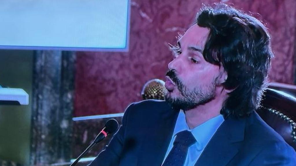 Alberto González Amador declarando en el Tribunal Supremo el pasado noviembre.